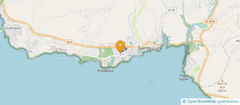 localisation de l'entreprise SCI LE VILLAGE CREOLE à SAINTE-LUCE