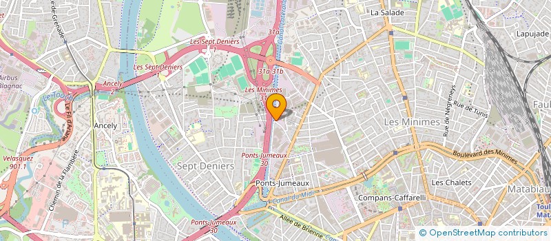 localisation de l'entreprise SCI LE VILLAGE DES ANTIQUAIRES  TOULOUSE