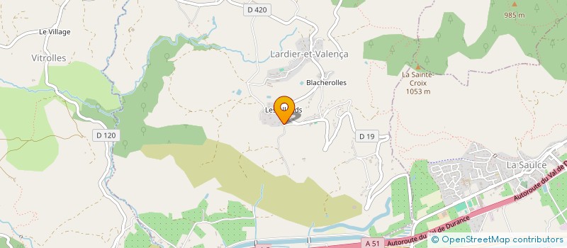 localisation de l'entreprise SCI LE VILLARD  LARDIER-ET-VALENCA