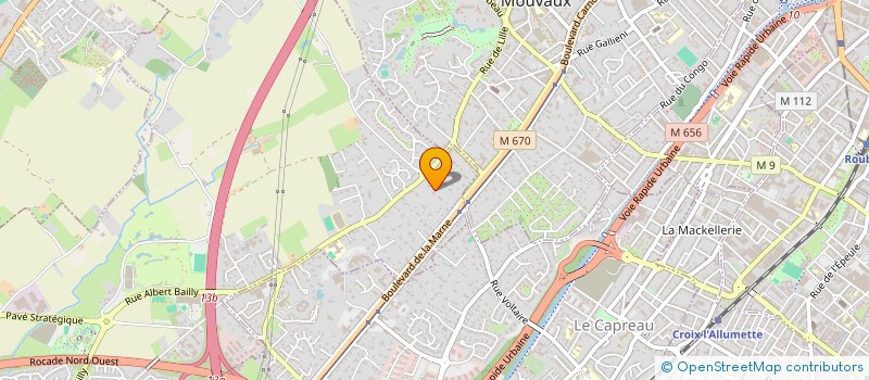 localisation de l'entreprise SCI LE VILLARET à MARCQ-EN-BARŒUL