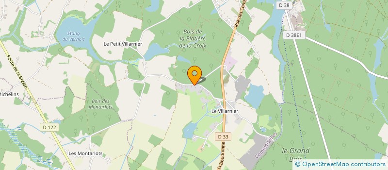 localisation de l'entreprise SCI LE VILLARNIER  COMMENAILLES