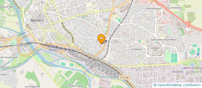 localisation de l'entreprise SCI LE VILLON  VILLENEUVE-LES-BEZIERS