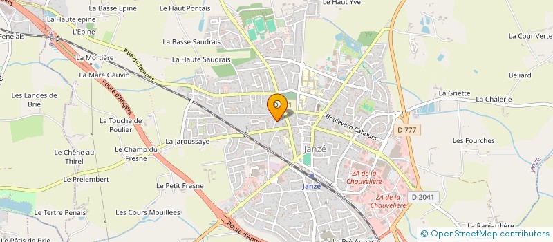 localisation de l'entreprise SCI LE VILLOUTREYS  JANZE