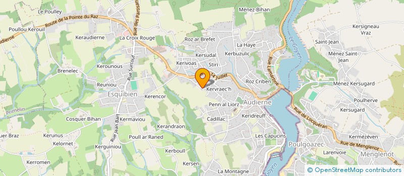 localisation de l'entreprise SCI LE VINGT ET UN  AUDIERNE