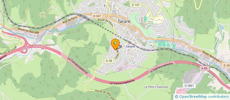 localisation de l'entreprise SCI LE VINGT HUIT  TARARE