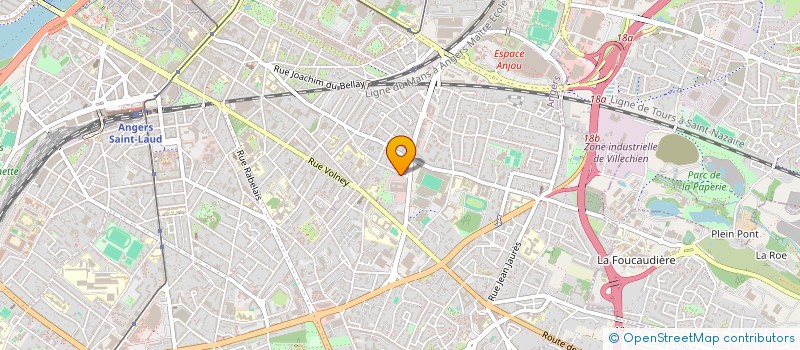 localisation de l'entreprise SCI LE VIOLON D'INGRES à ANGERS