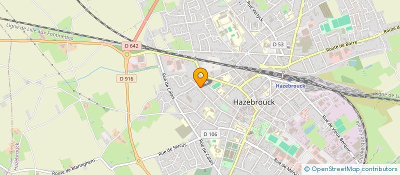 localisation de l'entreprise SCI LE VIOLON D OR  HAZEBROUCK