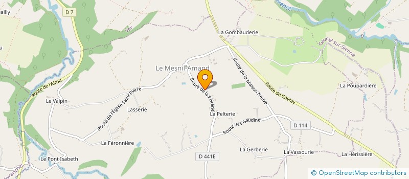 localisation de l'entreprise SCI LE VIQUET INVEST  GAVRAY-SUR-SIENNE