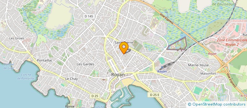 localisation de l'entreprise SCI LE VIRAGE  ROYAN