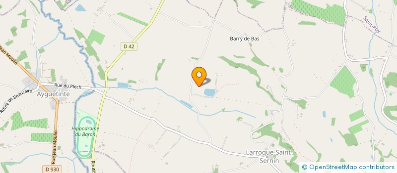 localisation de l'entreprise SCI LE VIVENT  CASTERA-VERDUZAN