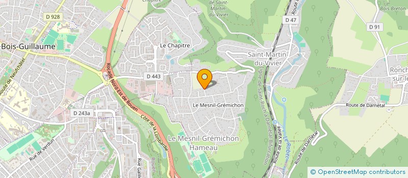 localisation de l'entreprise SCI LE VIVIER  SAINT-MARTIN-DU-VIVIER