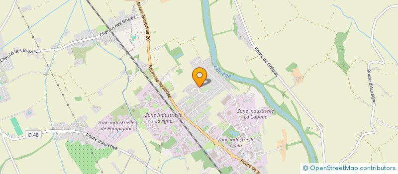 localisation de l'entreprise SCI LE VIVIER  AUTERIVE