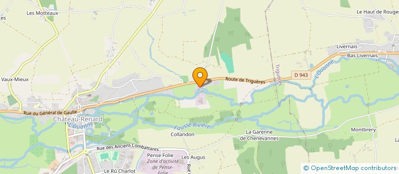 localisation de l'entreprise SCI LE VIVIER à CHATEAU-RENARD