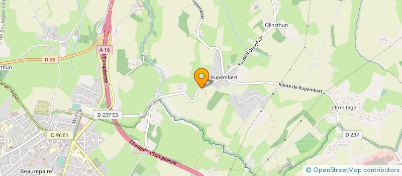 localisation de l'entreprise SCI LE VIVIER  WIMILLE