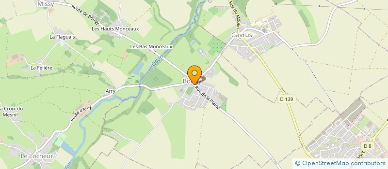 localisation de l'entreprise SCI LE VIVIER  BOUGY