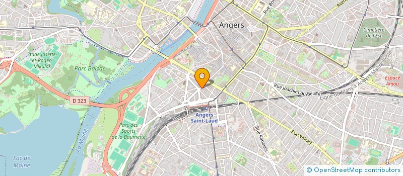 localisation de l'entreprise SCI LE VIVIER à ANGERS