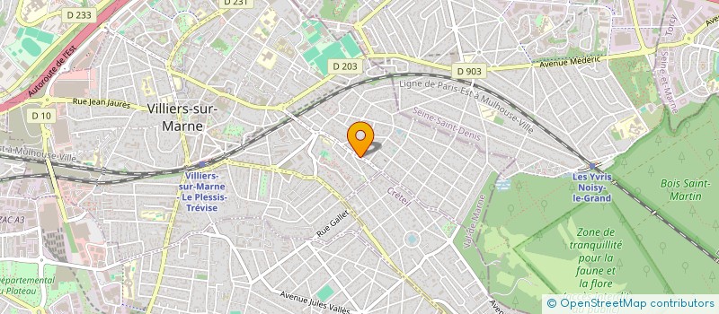 localisation de l'entreprise SCI LE VIVIER  VILLIERS-SUR-MARNE