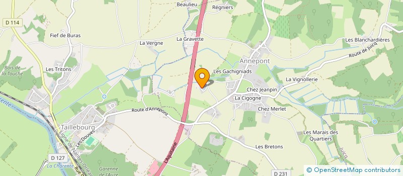 localisation de l'entreprise SCI LE VIVROT  ANNEPONT