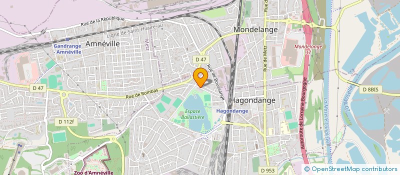 localisation de l'entreprise SCI LE VOILIER à HAGONDANGE