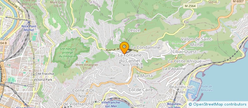 localisation de l'entreprise SCI LE VOILIER à VILLEFRANCHE-SUR-MER