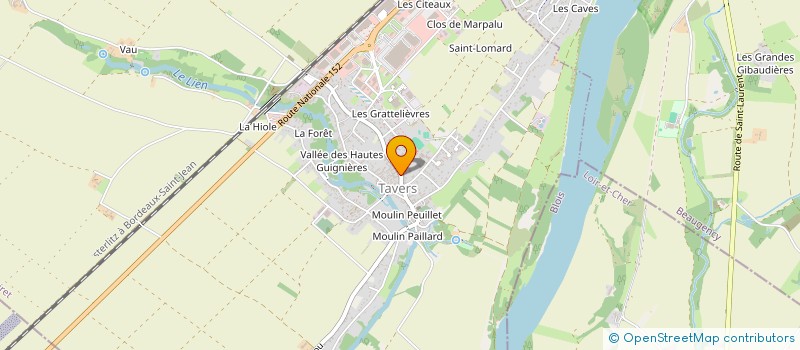 localisation de l'entreprise SCI LE VOILIER MARINE à TAVERS