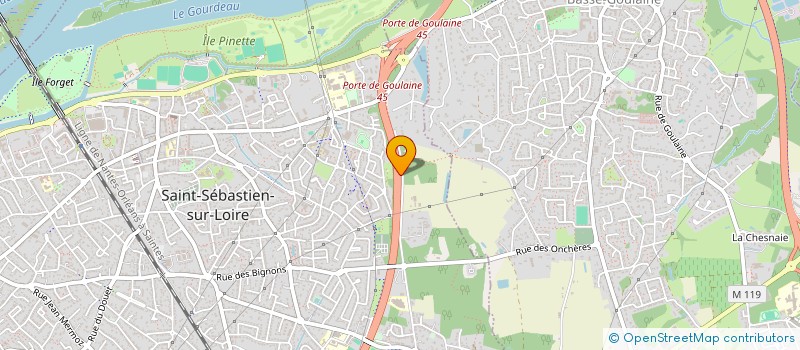 localisation de l'entreprise SCI LE VOLCAN à SAINT-SEBASTIEN-SUR-LOIRE