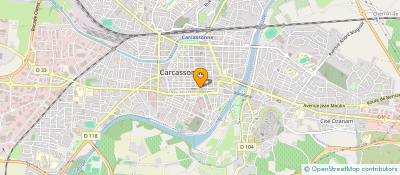 localisation de l'entreprise SCI LE VOLTAIRE 36 à CARCASSONNE