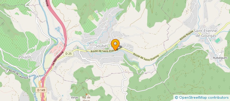 localisation de l'entreprise SCI LE VOLTAIRE  SOUBES