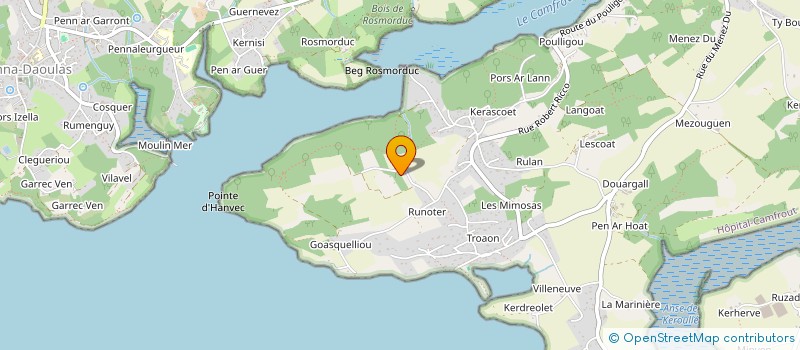 localisation de l'entreprise SCI LE VORLEN  HOPITAL-CAMFROUT