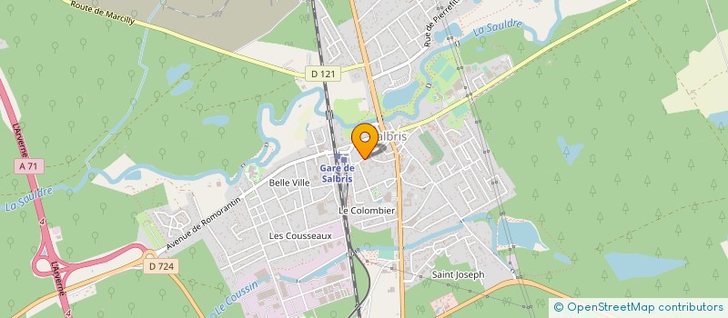 localisation de l'entreprise SCI LE VOYON  SALBRIS