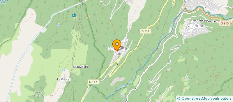 localisation de l'entreprise SCI LE VRAI BOURG  SALINS-FONTAINE