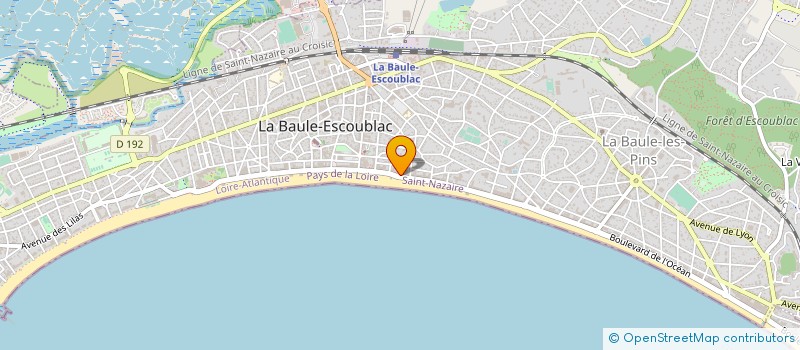 localisation de l'entreprise SCI LE VRANEL à LA BAULE-ESCOUBLAC