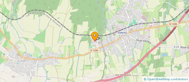 localisation de l'entreprise SCI LE VUACHE  VULBENS