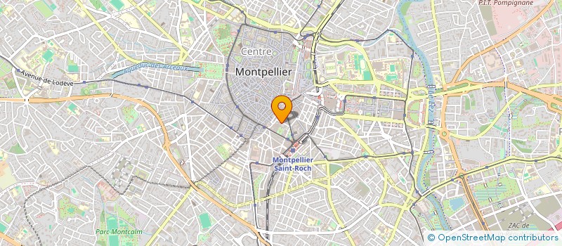 localisation de l'entreprise SCI LE WAGNER à MONTPELLIER