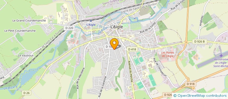 localisation de l'entreprise SCI LE WHITE GARDEN à L'AIGLE