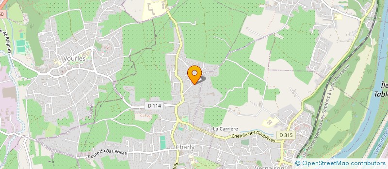 localisation de l'entreprise SCI LE YACOSA  CHARLY