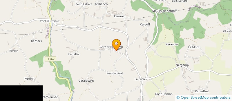 localisation de l'entreprise SCI LE YAN  SENVEN-LEHART