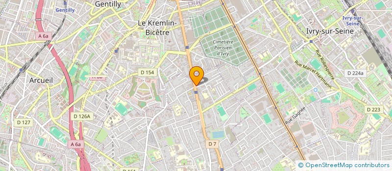 localisation de l'entreprise SCI LE ZEPA à VILLEJUIF