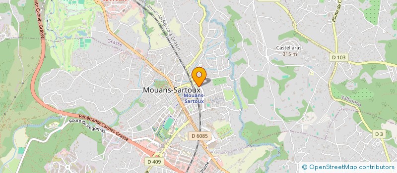 localisation de l'entreprise SCI LE ZOU à MOUANS-SARTOUX