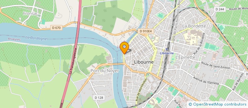 localisation de l'entreprise SCI LEA à LIBOURNE