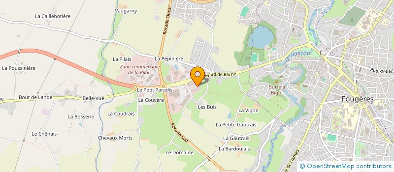 localisation de l'entreprise SCI LEA  LECOUSSE