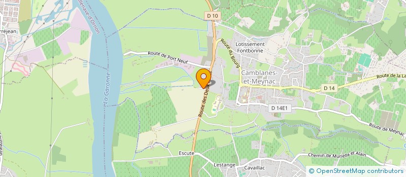 localisation de l'entreprise SCI LEA  CAMBLANES-ET-MEYNAC