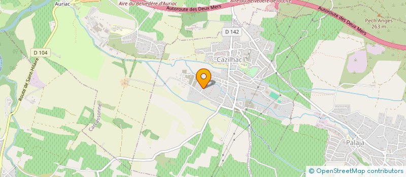 localisation de l'entreprise SCI LEA à CAZILHAC