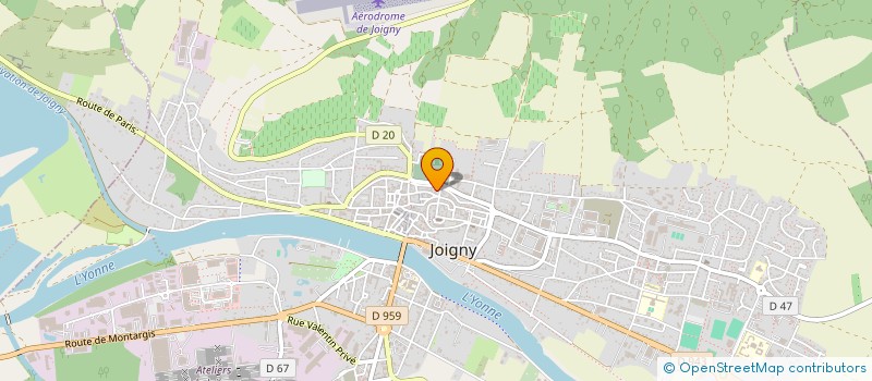 localisation de l'entreprise SCI LEA à JOIGNY