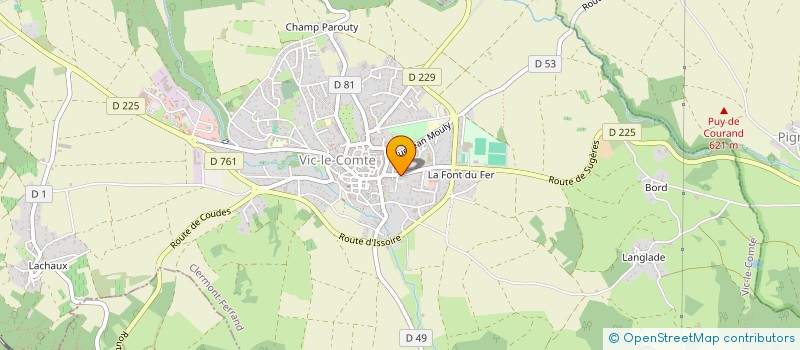 localisation de l'entreprise SCI LEA  VIC-LE-COMTE