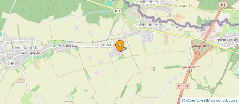 localisation de l'entreprise SCI LEA  NIEDERLAUTERBACH