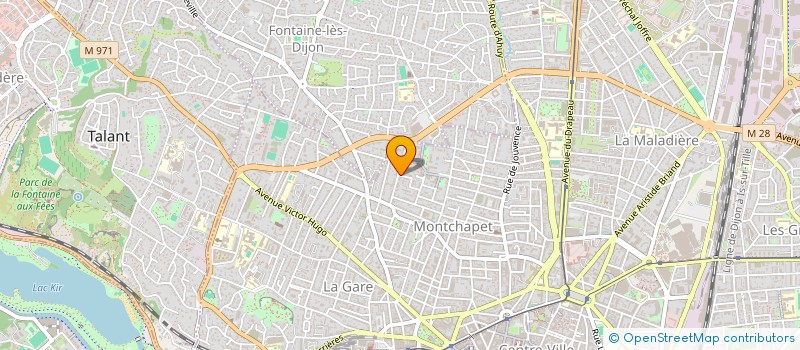 localisation de l'entreprise SCI LEA à DIJON