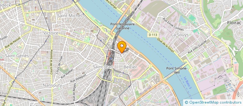 localisation de l'entreprise SCI LEA  BORDEAUX