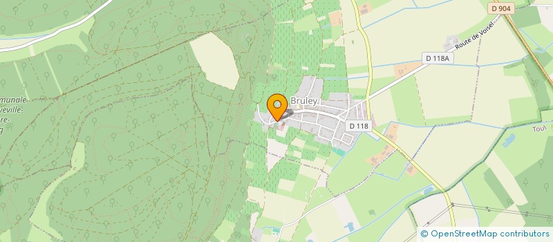 localisation de l'entreprise SCI LEA  DOMMARTIN-LES-TOUL