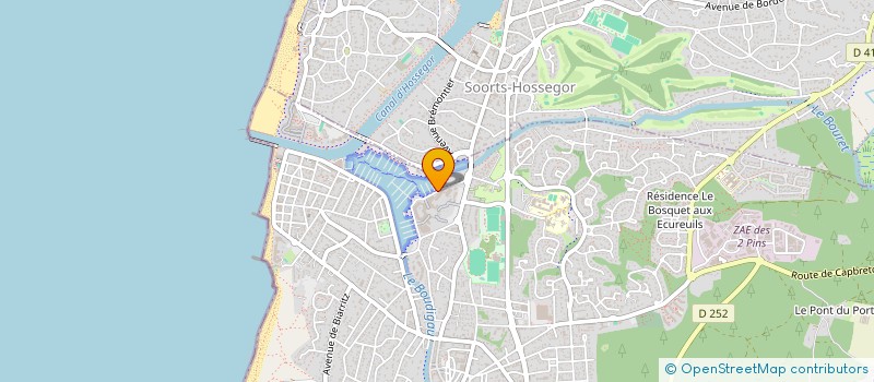 localisation de l'entreprise SCI LEA à CAPBRETON